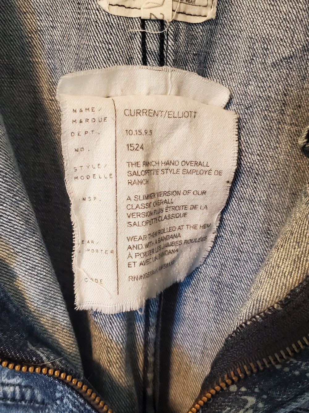 Current Elliot Overalls - Picture 4 of 6